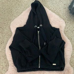 abercrombie and fitch cropped zip up